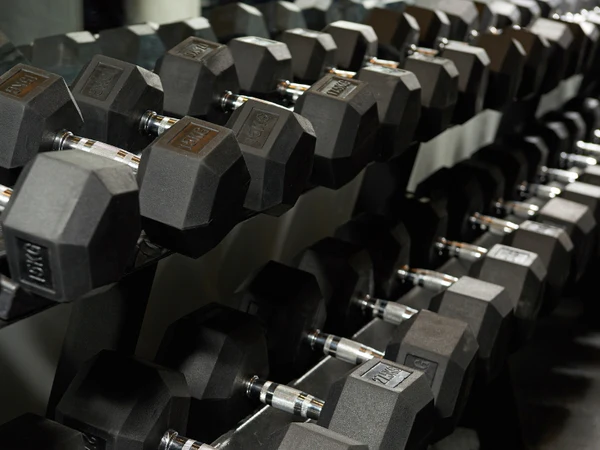 gym rubber hex hexagon dumbbell