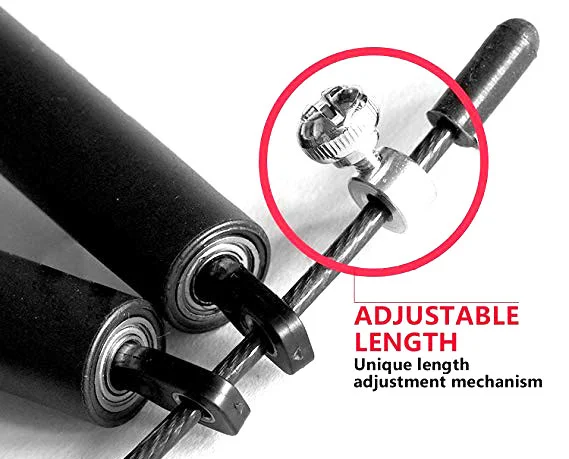 Adjustable Skipping Rope with Ball Bearings