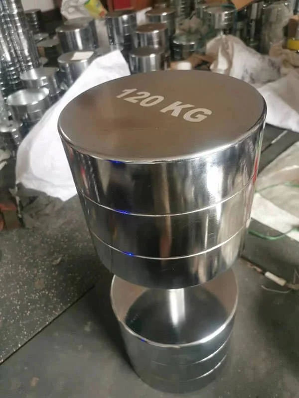 Chrome Fixed Dumbbell Set