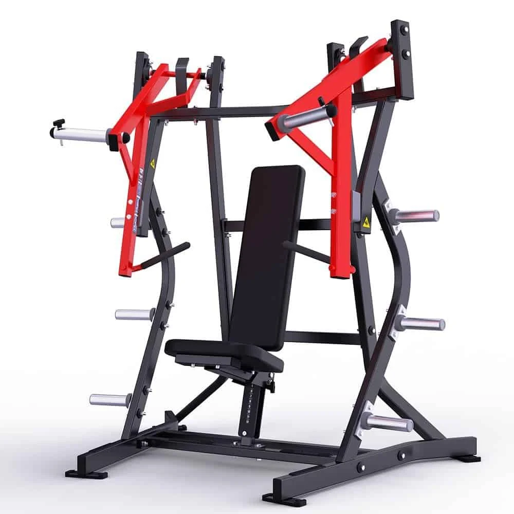 converging chest press machine