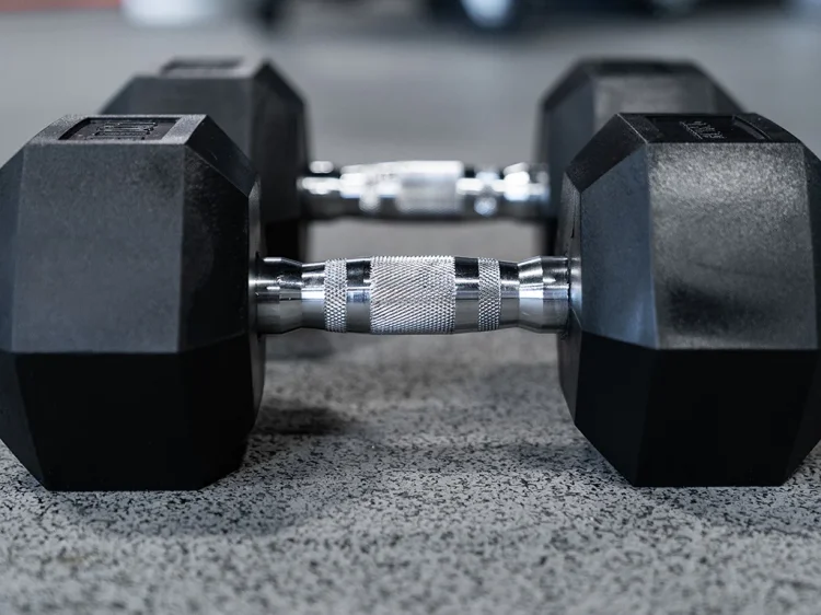 Rubber Hex Dumbbell