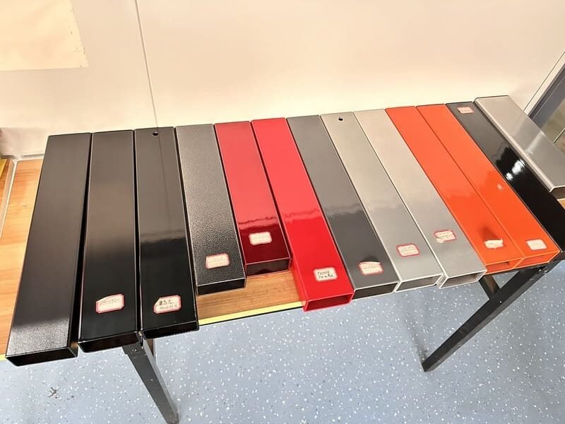 RAL powder coating color options