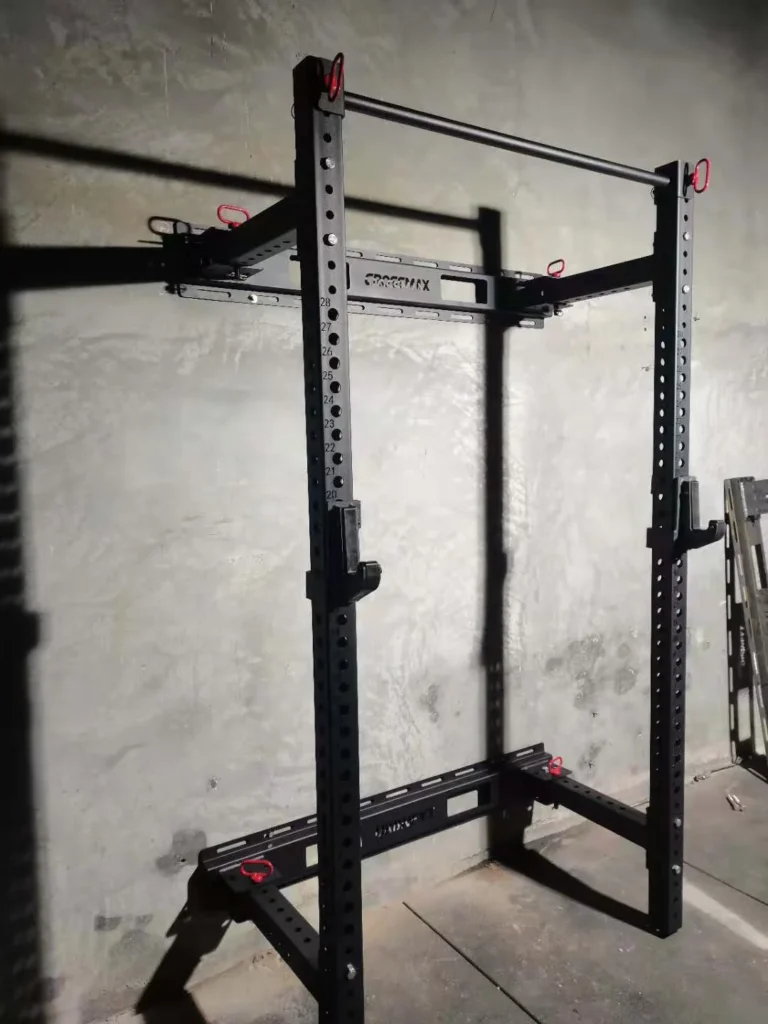 Wall-Mounted Power Pull-Up Rack
