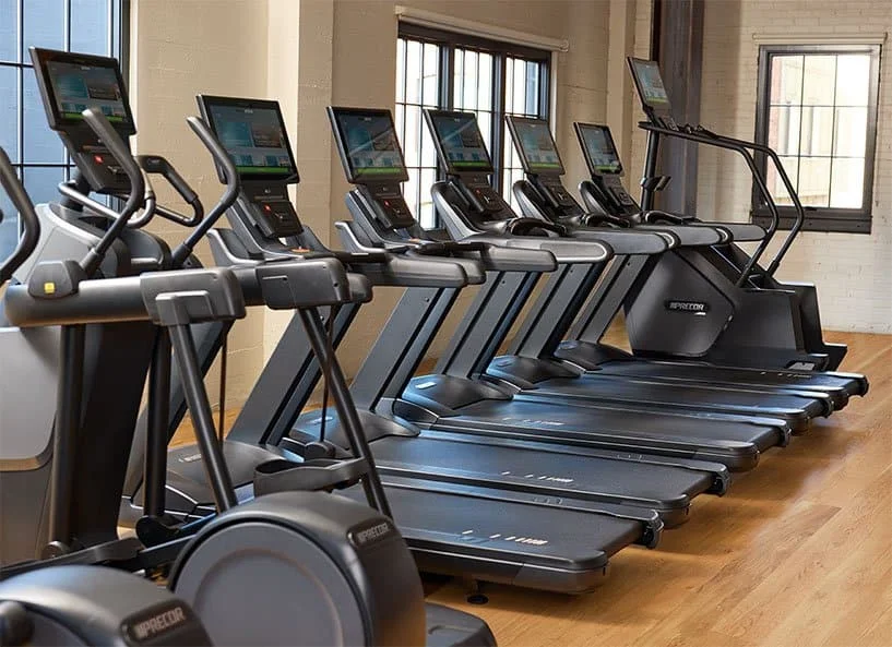 precor gym center equipments