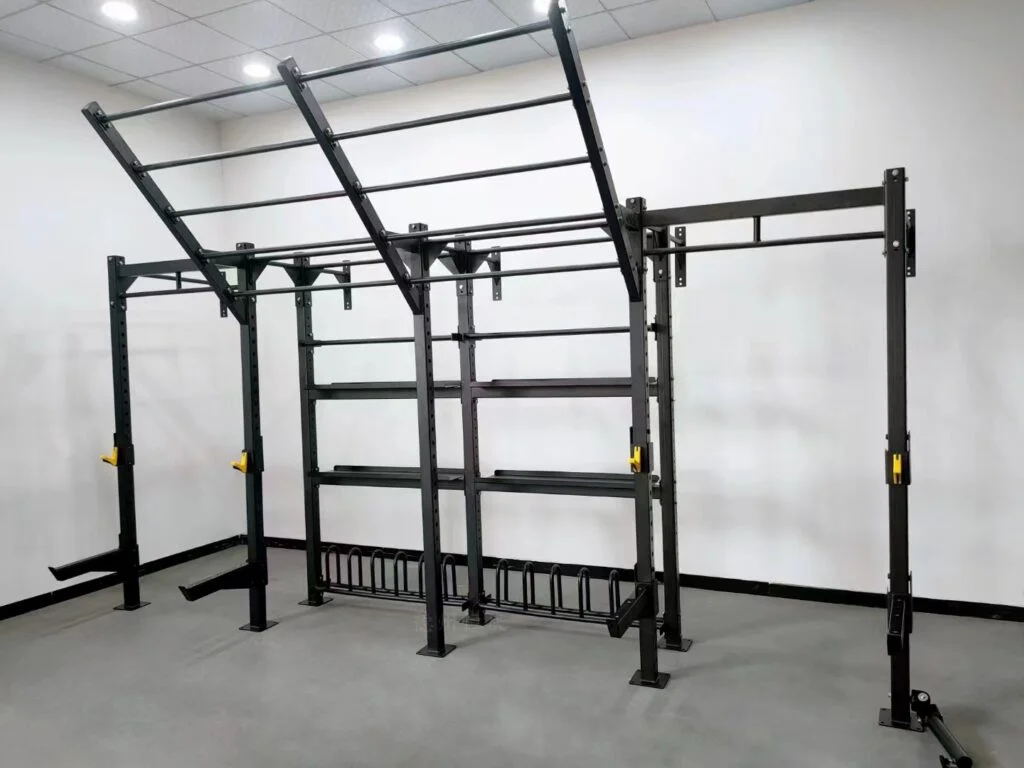 Wall Mounted CrossFit Rig with Storage