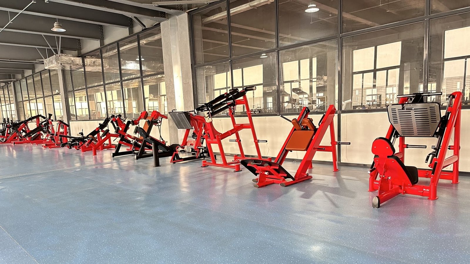 Showroom with Red Line