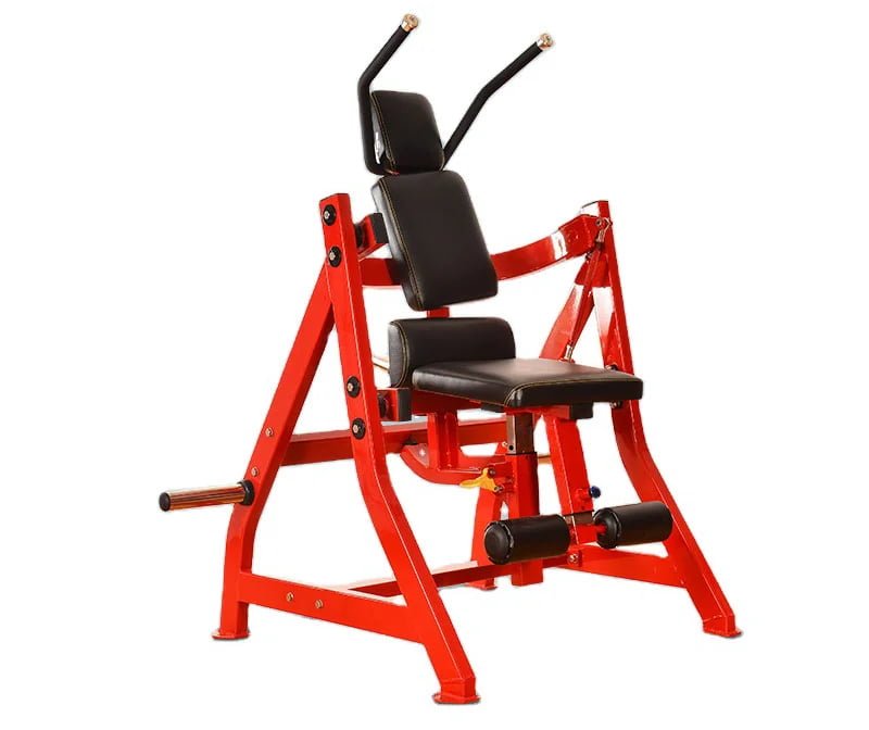 plate loaded leverage crunch machine