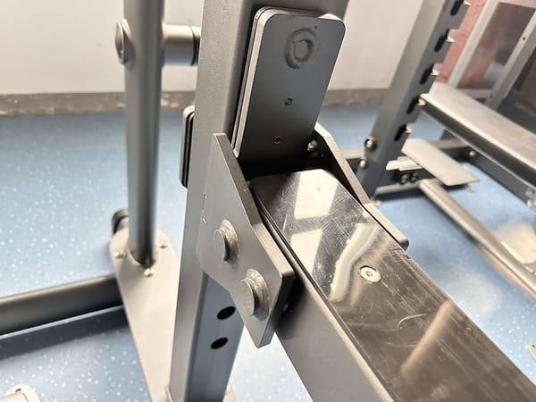 Finished structure detail of power rack