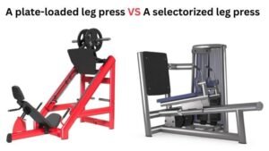 A plate-loaded leg press VS a selectorized leg press